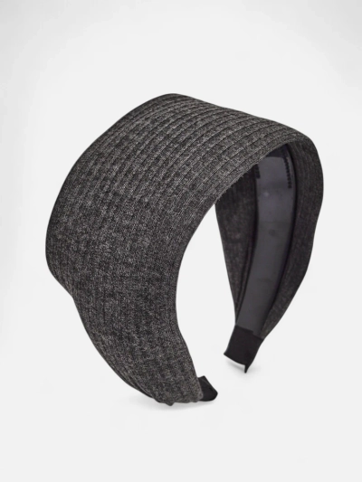 Royalfashion Ластичка за коса - широка, рипсена