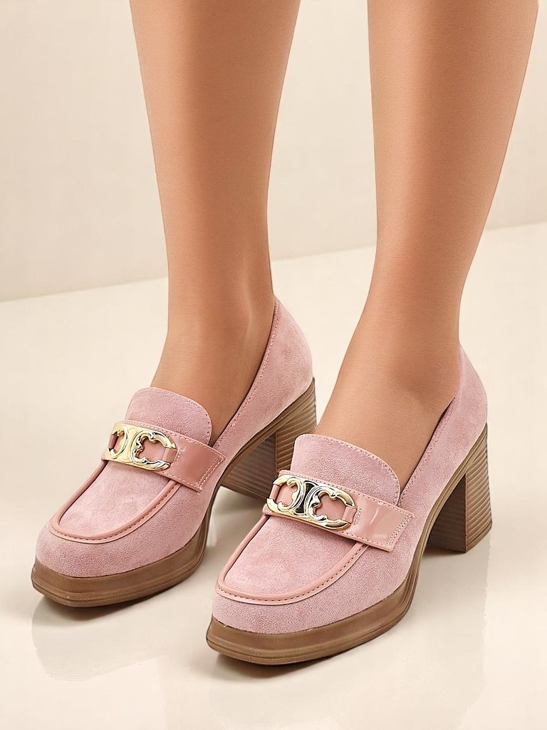 Royalfashion Женски мокасини на висок ток Qeroy