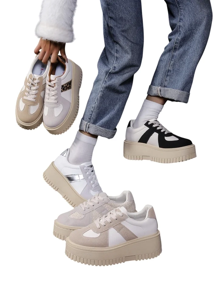 Royalfashion Дамски платформи Кецове Venusoe