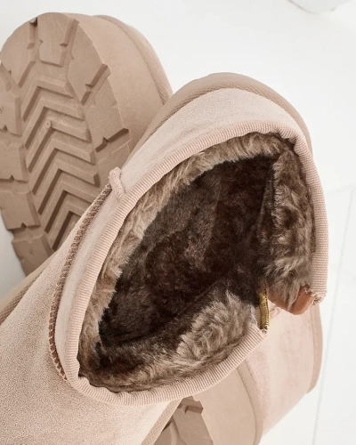 Royalfashion Дамски ботуши за сняг на платформа a'la Delgadi