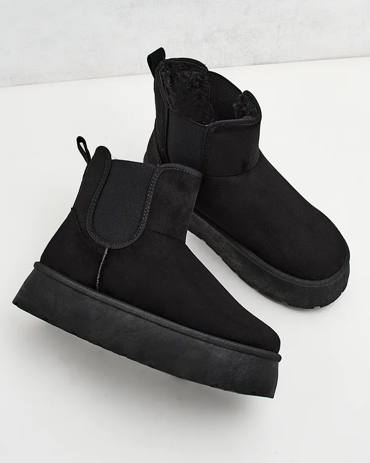 Royalfashion Дамски къси ботуши Nomas a'la snow boots