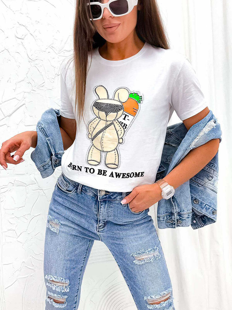 Royalfashion Дамска тениска с щампа