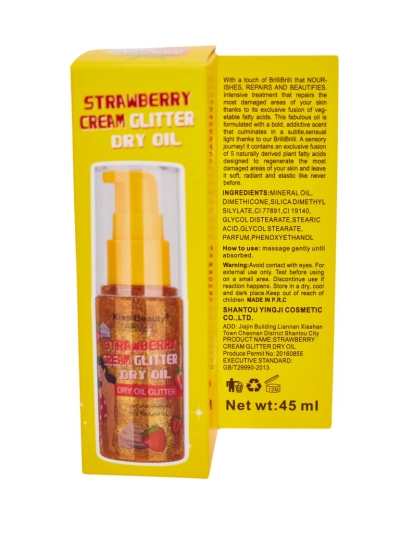 Лятна Спрей – Течен Хайлайтър за Лице и Тяло Ягода