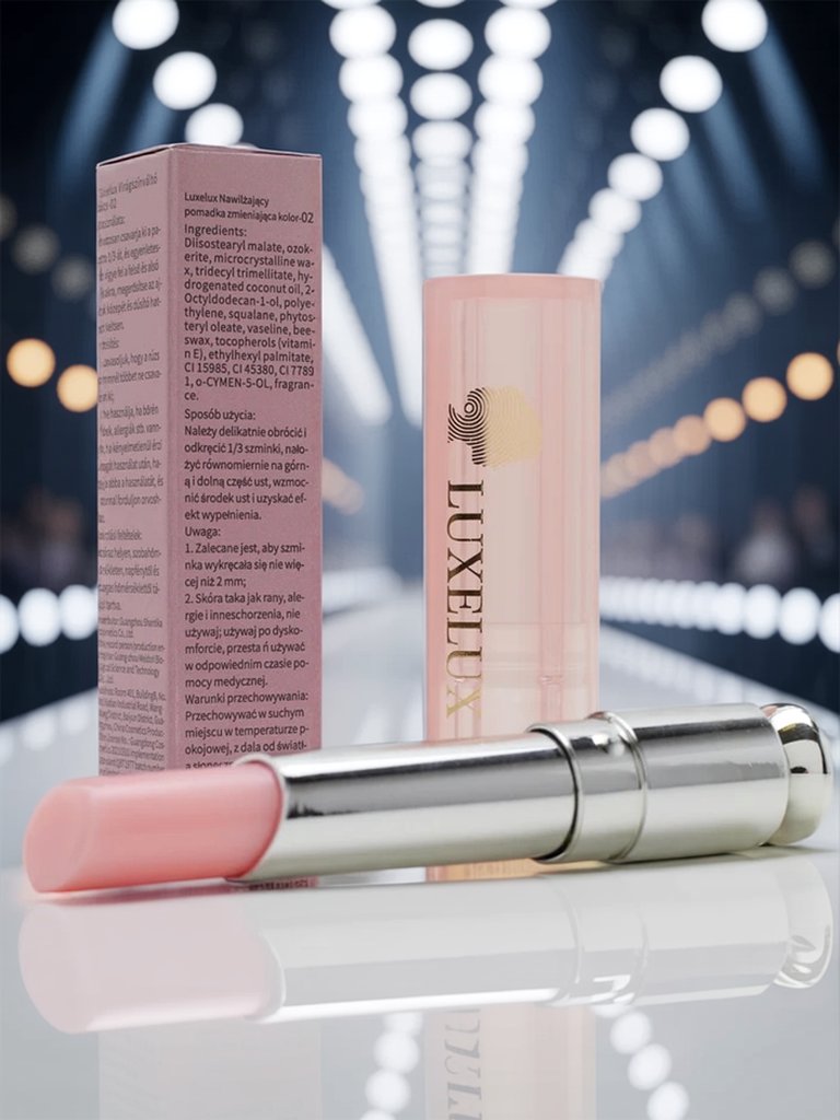 Luxelux Матов Хидратиращ Цветно-Превъртащ Червило 02 4г