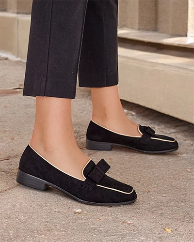 Дамски мокасини на Royalfashion с панделка Refenni