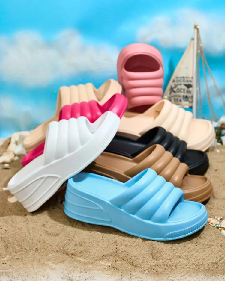 Royalfashion Дамски гумени джапанки Kooli