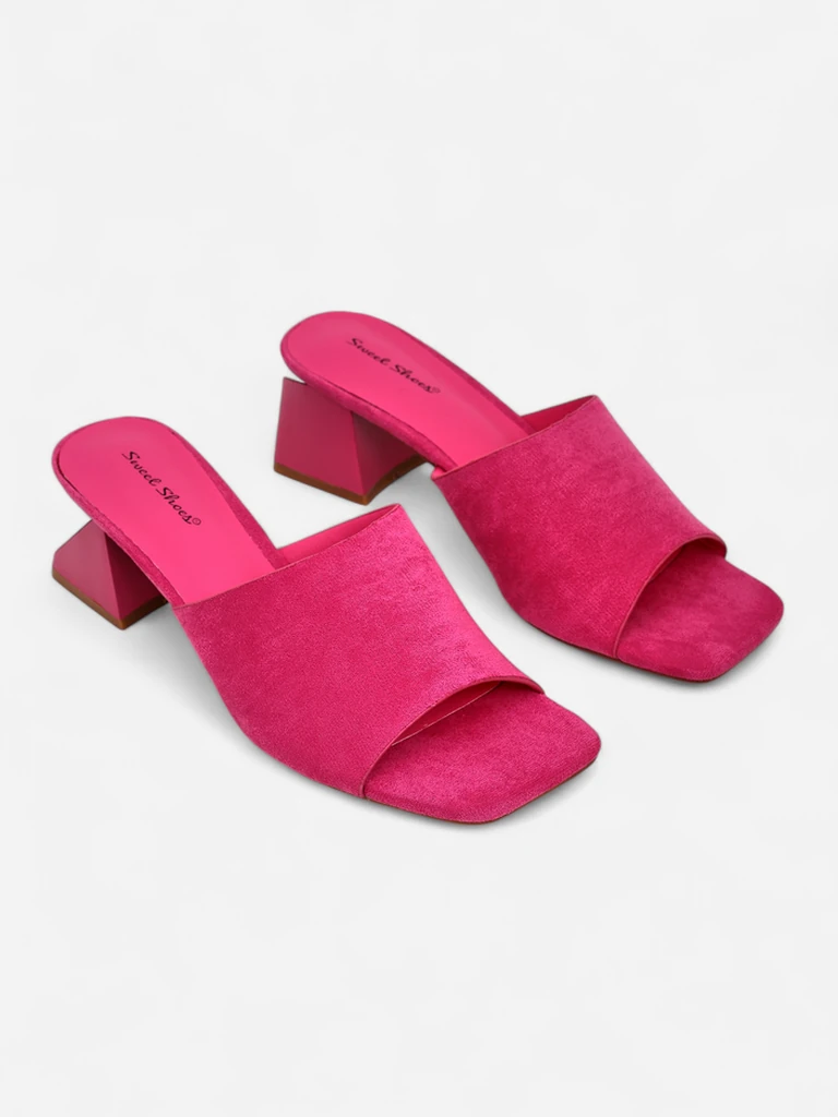 Royalfashion дамски чехли с декоративни токчета Vollatie