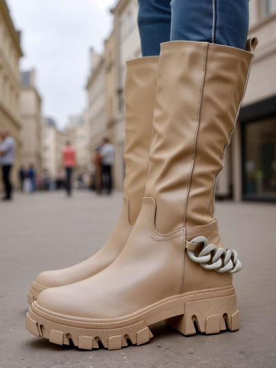 Royalfashion Дамски високи ботуши Defesisa