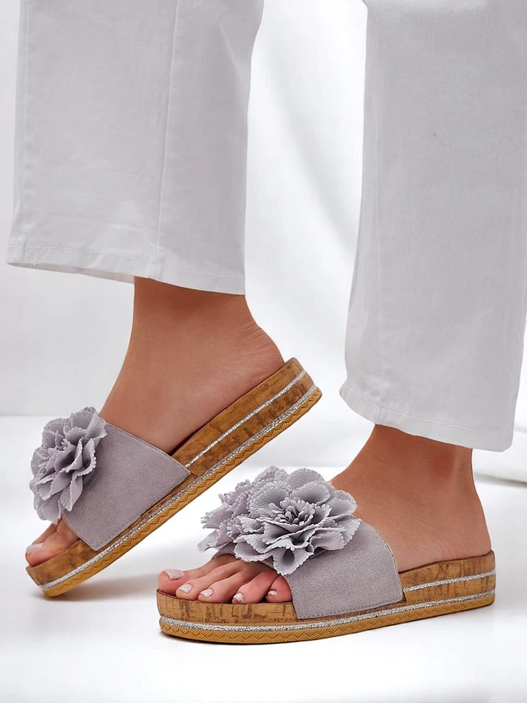 Тапи Royalfashion за жени с цветя Focce