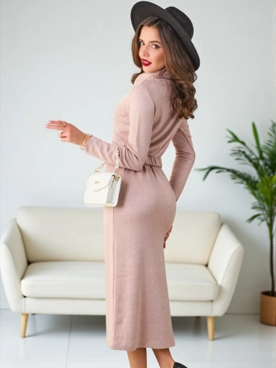 Royalfashion Женска плетена рокля