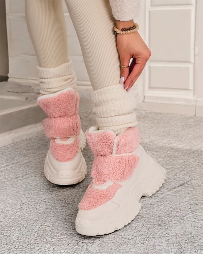 Royalfashion Дамски ботуши за сняг с овча кожа Segulla