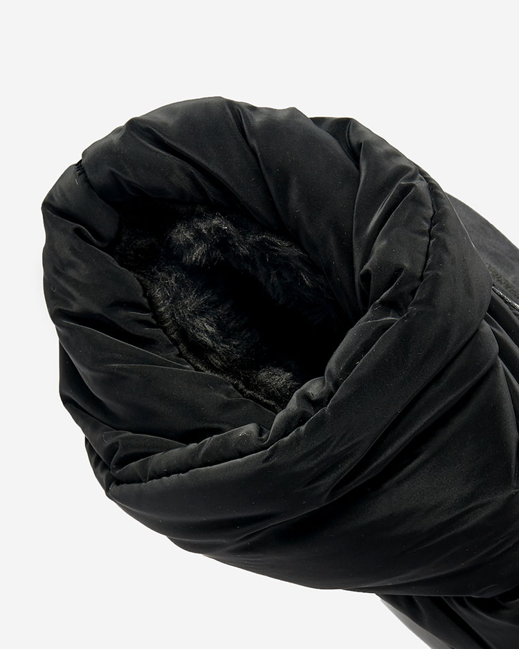 Royalfashion Black Maderta slip-on дамски ботуши за сняг