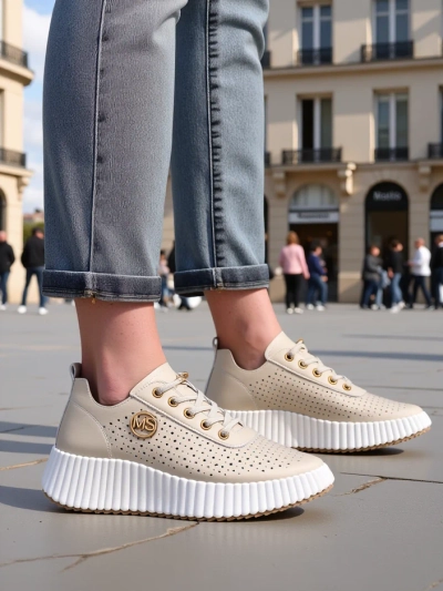 Royalfashion Женски спортни маратонки с изтегляща се връзка Jovenes