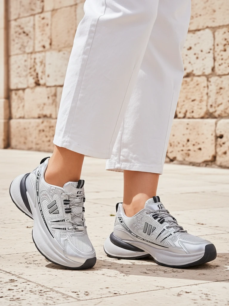 Спортни маратонки Royalfashion за жени с по-дебела подметка Roality