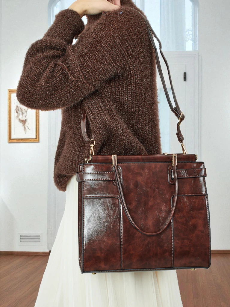 Royalfashion Елегантна дамска голяма чанта