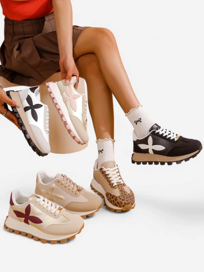 Royalfashion Жени спортни кецове на по-дебела подметка Aloqa