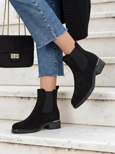 Дамски ботуши без връзки на роял мода Rizones