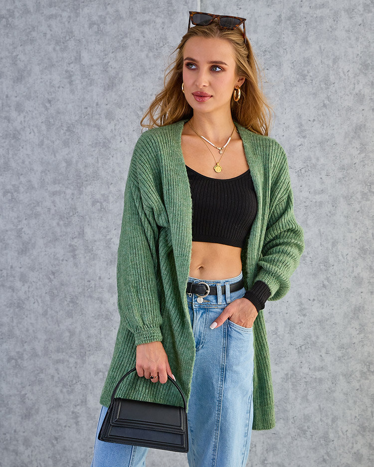 Royalfashion Дамски пуловер за спане в цвят фуксия