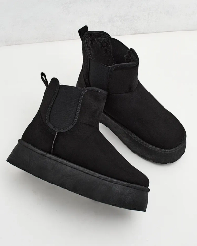 Royalfashion Дамски къси ботуши Nomas a'la snow boots