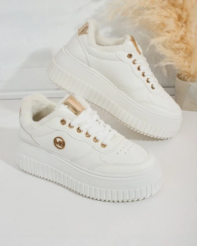 Royalfashion Затоплени дамски маратонки с кожа Sofi