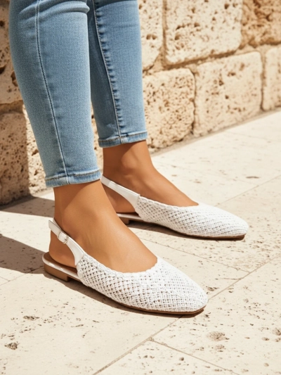 Royalfashion Дамски сандали с отворена пета Breeze Woven