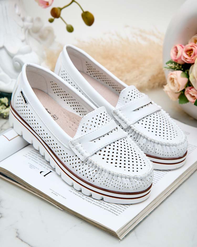 Royalfashion Ажурни дамски мокасини Leteller