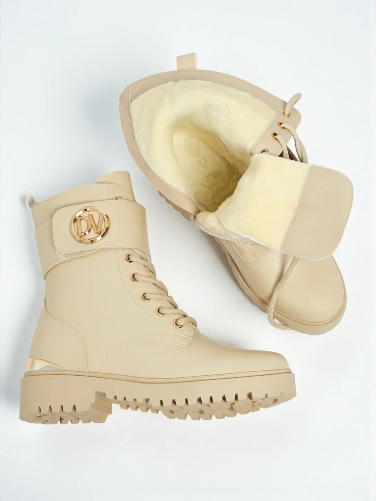 Дамски боти workery с декорации Lorice