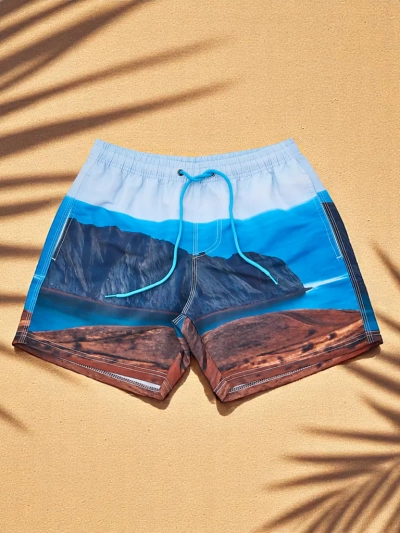 Royalfashion Спортни мъжки къси панталони със защитна мрежа