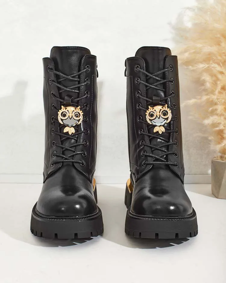 Royalfashion Дамски високи ботуши Sococ