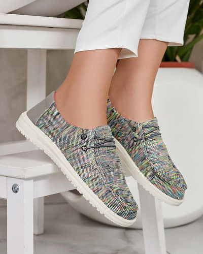 Royalfashion Дамски полуобувки с дантела