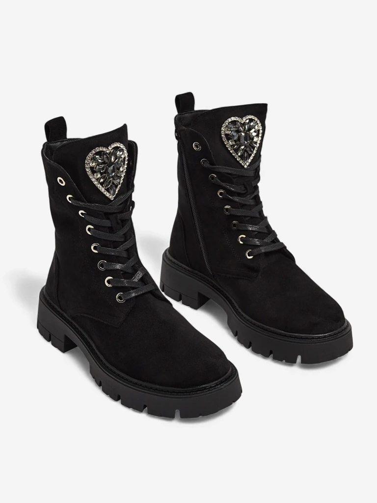 Дамски боти от еко велур Euni