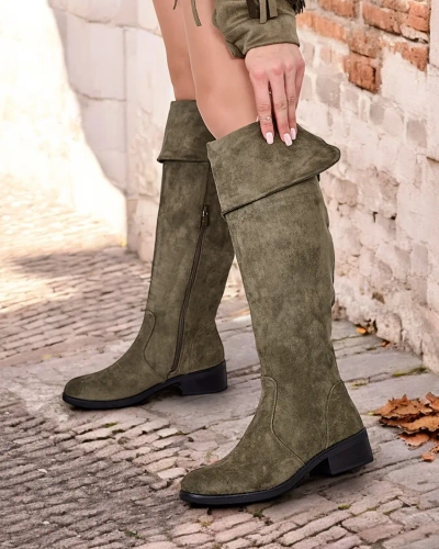 Royalfashion Дамски ботуши Elayna от еко велур