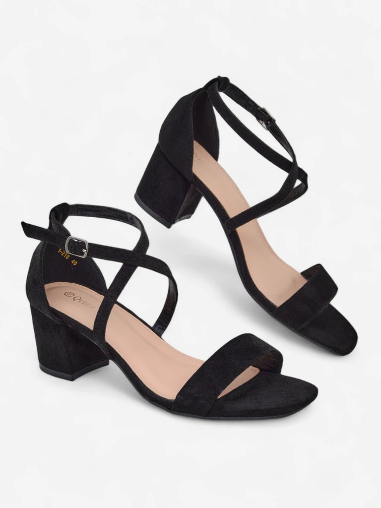 Роялфешън дамски сандали от еко велур Romates