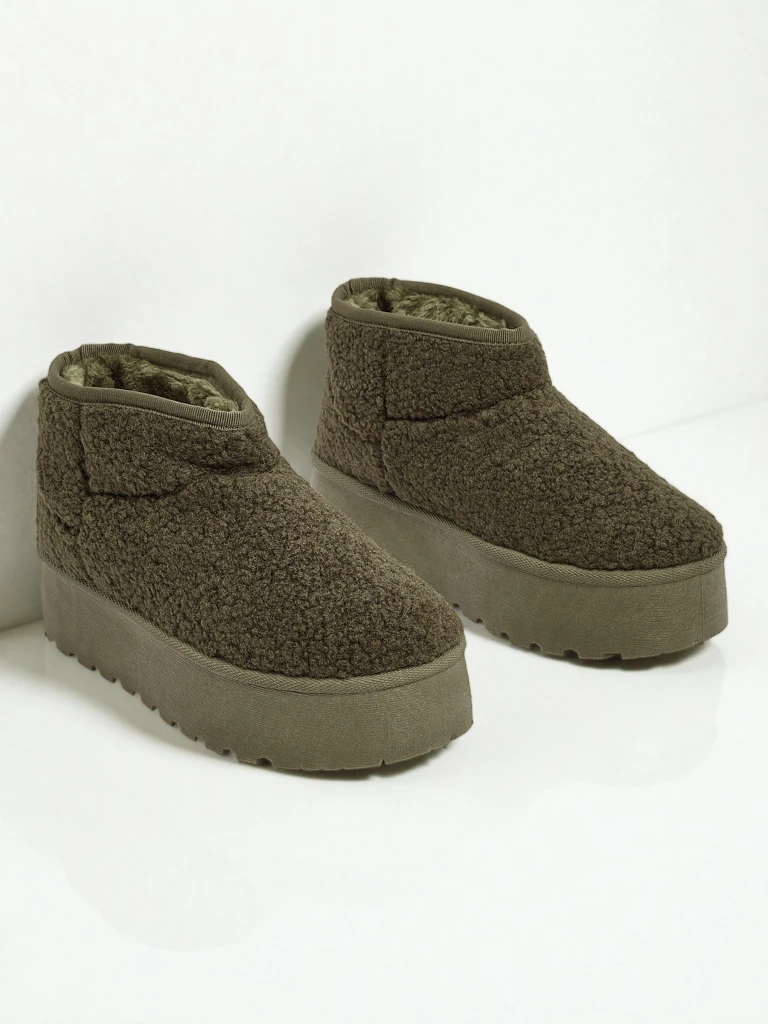 Къси дамски боти тип сноубутс Marellin