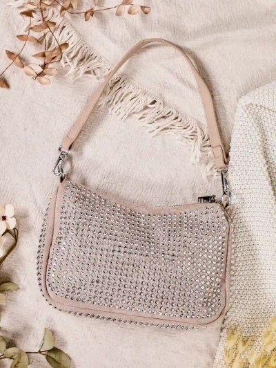 Royalfashion Малка дамска чанта с шипове