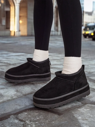 Роялфашън Къси снежни ботуши за жени а'ла Биовве