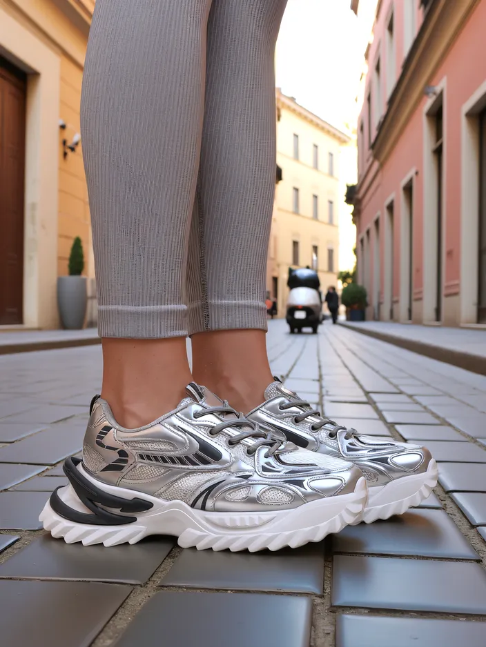 Royalfashion Женски лаковки Лейси