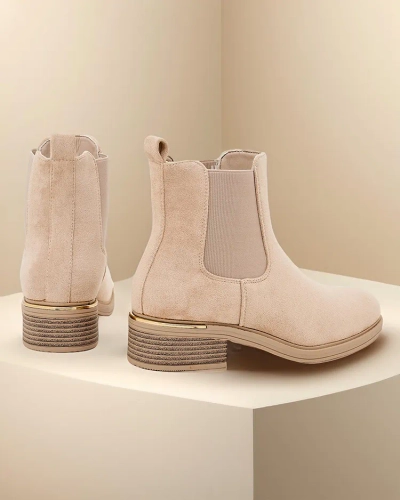 Дамски влечен сайден ток ботуши на Royalfashion Rizones