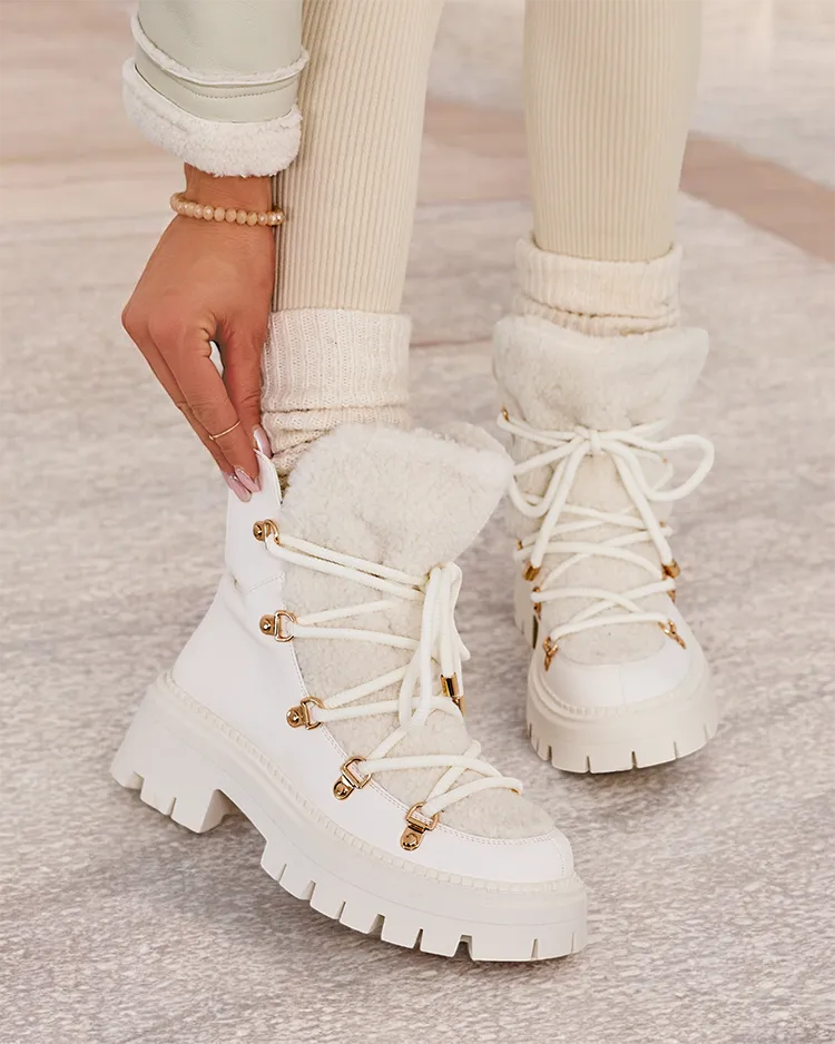 Royalfashion Lozin дамски ботуши за сняг с дантела