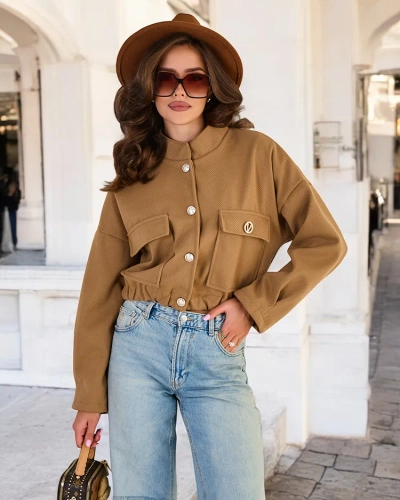 Royalfashion Дамско яке тип "бомбър"