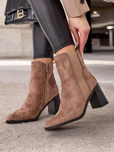 Роялфешън Дамски глезенки на ток Enotto