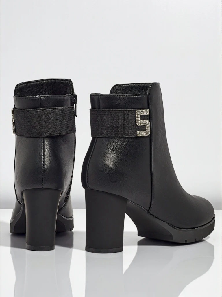 Дамски боти от еко кожа на ток Tavor