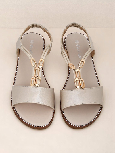 Royalfashion Дамски сандали с декоративни каишки Siena Glow