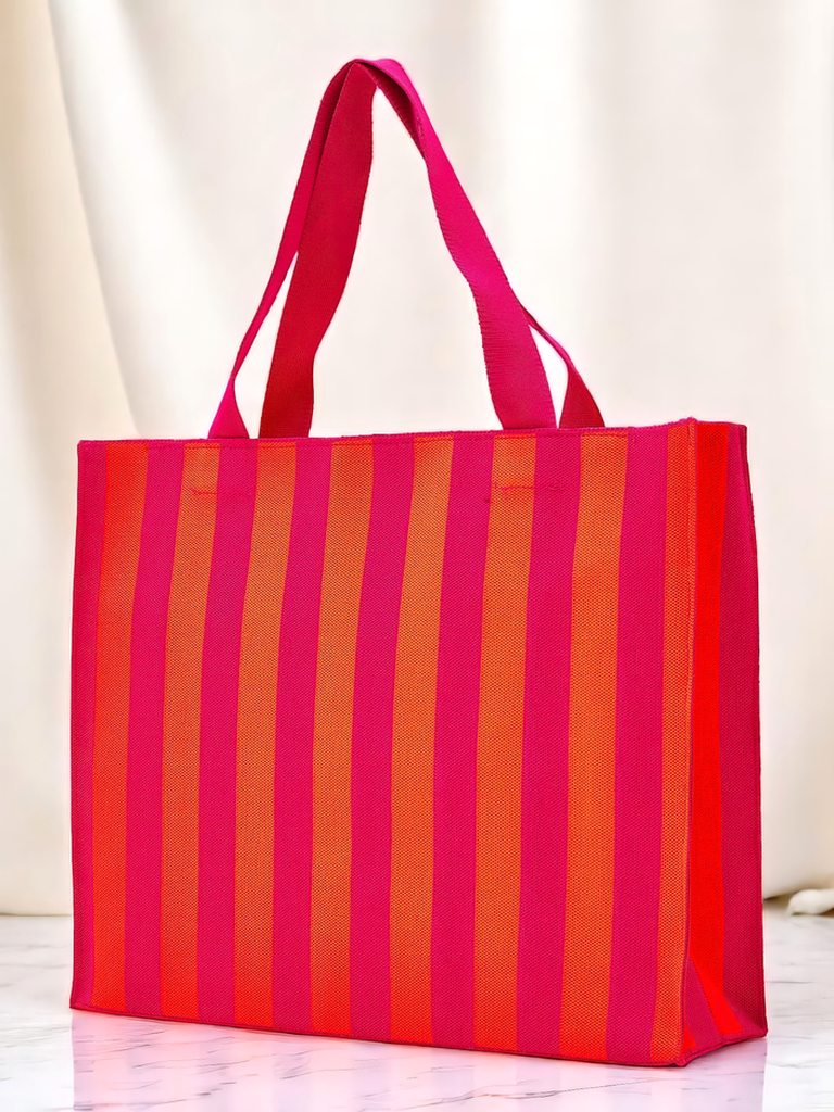 Royalfashion Платнена чанта Sunset Stripes