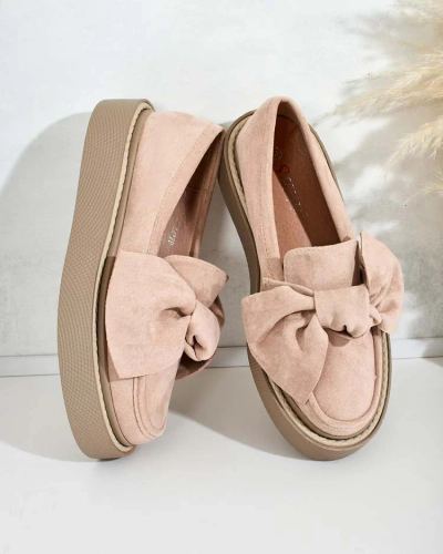 Royalfashion Дамски полуобувки с панделка Eriz