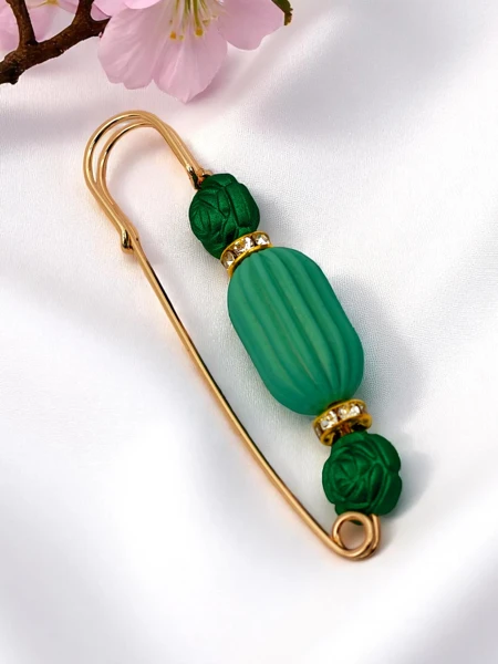 Декоративна дамска брошка с рози Rose Charm