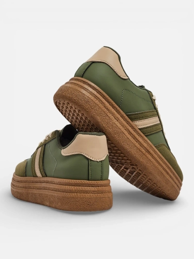 Дамски Кецове Flora Зелени Екологични Удобни за Пролетта