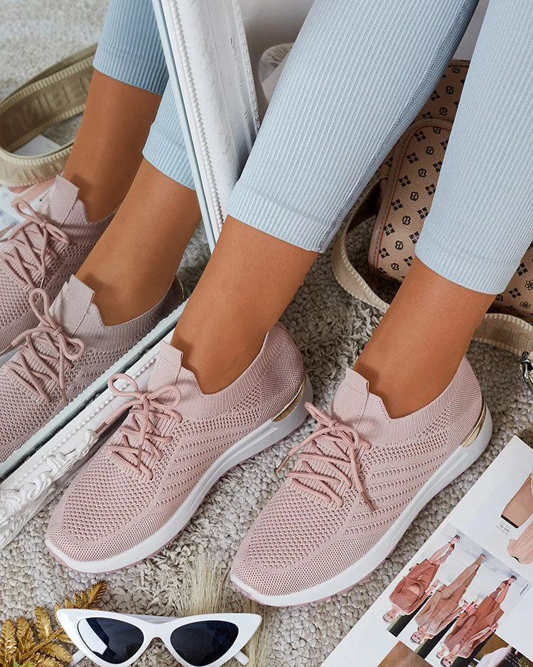 Royalfashion Дамски спортни обувки от плат Amgent