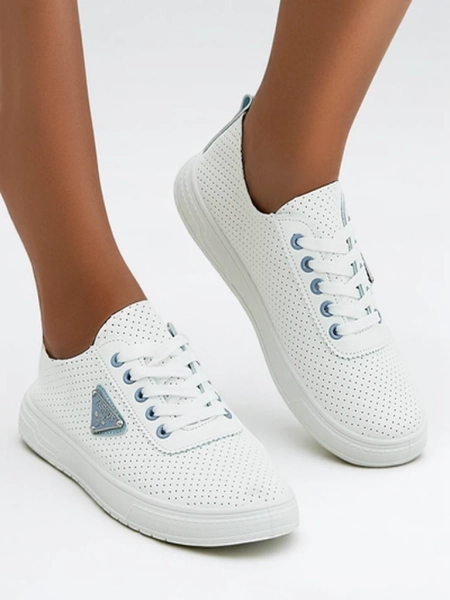 Роялфешън Дамски спортни обувки с връзки с принт Фенни