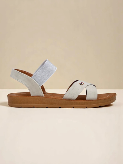 Дамски сандали с еластични каишки Royalfashion Zerefis